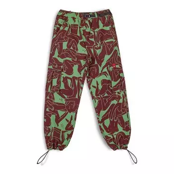 Брюки Grimey Lust Mantra, зеленый