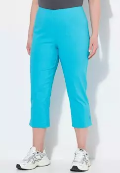 Брюки GROSSE 7/8 BENGALIN BENGALIN GERADER SCHNITT KNCHELLANG Ulla Popken, синий