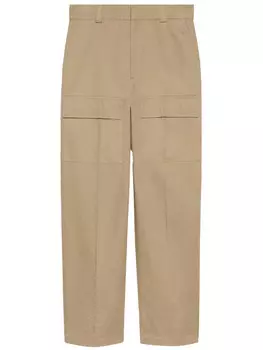 Брюки Gucci Cotton cargo, бежевый