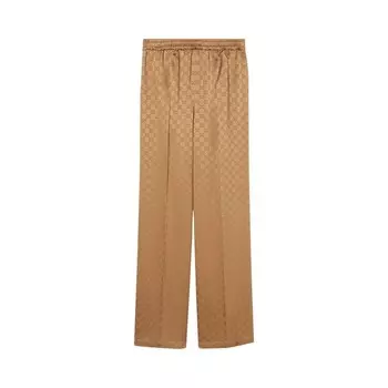 Брюки Gucci Jacquard Pants Vintage Camel, желто-коричневый