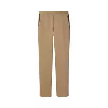 Брюки Gucci Web Triband Gabardine Trousers Saturn, желто-коричневый