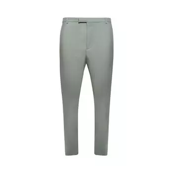 Брюки Gucci Wool Trousers 'Olive', зеленый