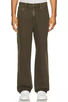 Брюки Guess Originals Overdyed Carpenter, цвет Originals Vintage Green