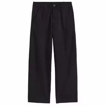 Брюки H&amp;M Baggy Fit Cotton, черный