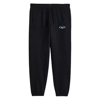 Брюки H&amp;M Boring Pals Relaxed Fit, черный