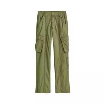 Брюки H&M Canvas Cargo, хаки