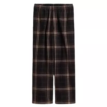 Брюки H&amp;M Checked Loose Fit Corduroy, коричневый