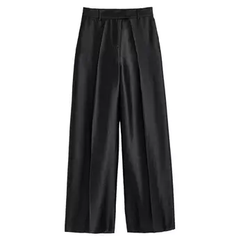 Брюки H&amp;M Dressy Satin, черный