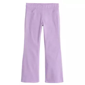 Брюки H&amp;M Flared Corduroy, фиолетовый