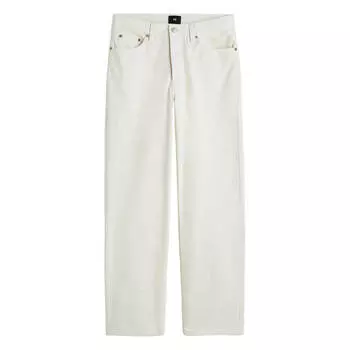 Брюки H&amp;M Loose Fit 5-pocket Twill, белый