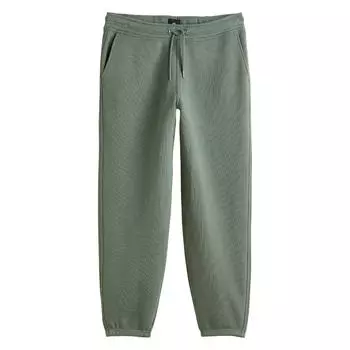 Брюки H&amp;M Loose Fit Joggers, серо-зеленый