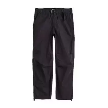 Брюки H&amp;M Relaxed Fit Belted, черный