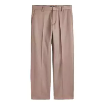 Брюки H&amp;M Relaxed Fit, бежевый