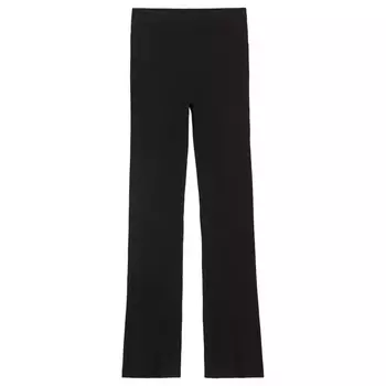 Брюки H&amp;M Ribbed Flared, черный
