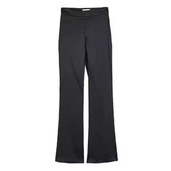 Брюки H&M Satin, черный
