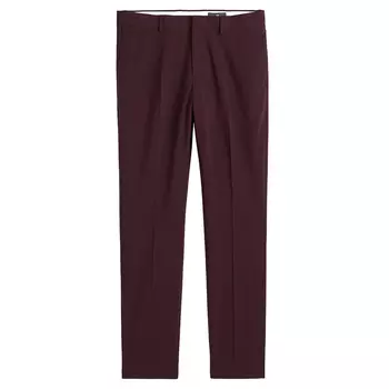 Брюки H&amp;M Skinny Fit Suit, бордовый