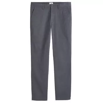 Брюки H&amp;M Slim Fit Cotton Chinos, серый