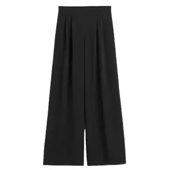 Брюки H&amp;M Wide-leg, черный