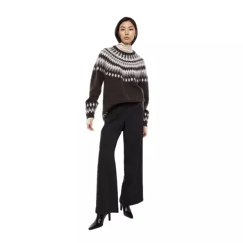 Брюки H&amp;M Wide-leg, черный