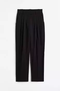 Брюки H&M Ankle-length, черный