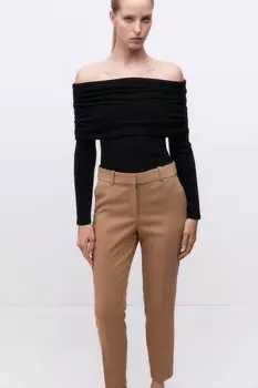 Брюки H&M, бежевый