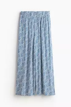 Брюки H&M Crop Pull-on, синий