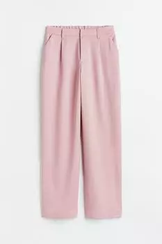Брюки H&M Dress, светло-розовый
