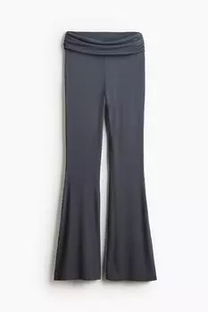 Брюки H&M Gathered Jazz, темно-серый