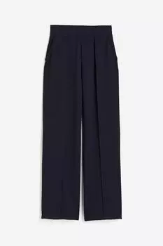 Брюки H&M High-waist Dress, темно-синий