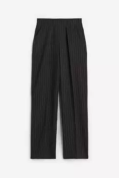 Брюки H&M High-waist Dress, темно-серый