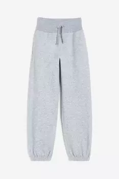 Брюки H&M High Waisted, светло-серый