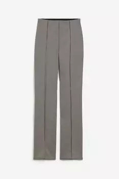 Брюки H&M Jersey Dress Houndstooth-Patterned, черный