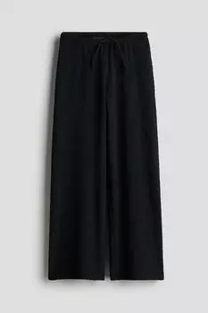 Брюки H&M Kids Crinkled Jersey, черный
