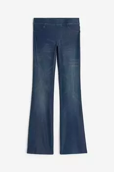 Брюки H&M Kids Flared Jersey, темно-синий