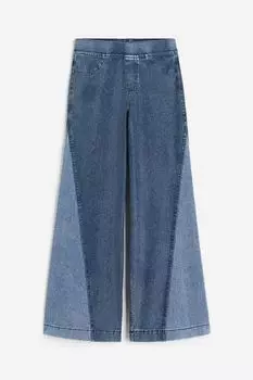 Брюки H&M Kids Wide-leg, темно-синий