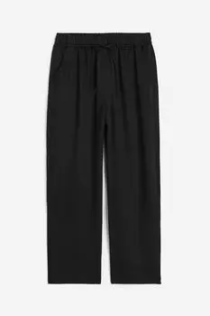 Брюки H&M Lyocell-blend, черный