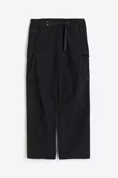 Брюки H&M Outdoor Parachute, черный