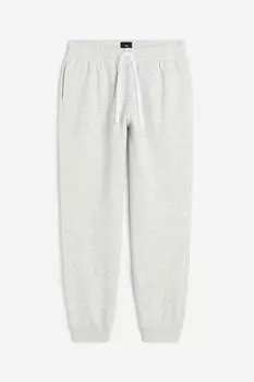 Брюки H&M Regular Fit, светло-серый