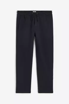 Брюки H&M Regular Fit, темно-синий