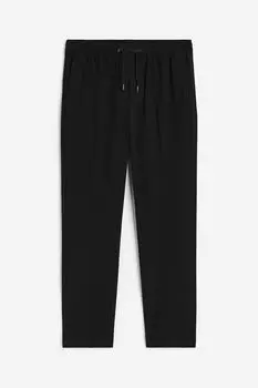 Брюки H&M Slim Fit, черный