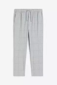 Брюки H&M Slim Fit, светло-серый