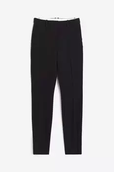 Брюки H&M Slit-hem, черный
