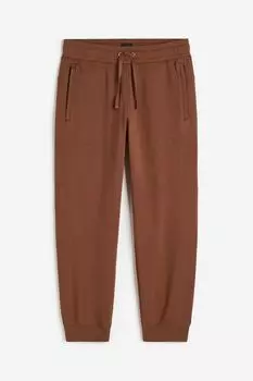 Брюки H&M Thermolite Relaxed Fit, коричневый