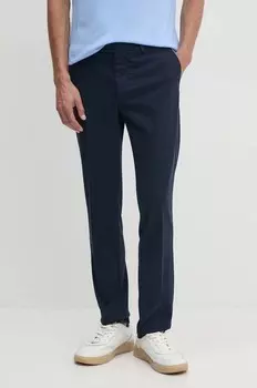 Брюки Hackett London, темно-синий