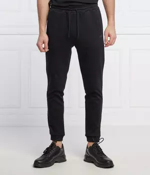 Брюки хадико изогнутые Regular fit Boss Green, черный