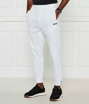 Брюки хадико мб Regular fit Boss Green, белый