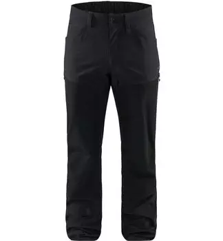 Брюки Haglfs Wanderhose Mid Flex Pant, настоящий черный однотонный длинный