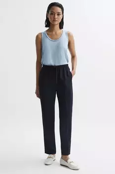 Брюки Hailey без застежки Reiss, синий