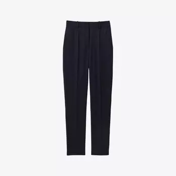 Брюки Hallie из текстурированной шерстяной смеси облегающего кроя Reiss, синий