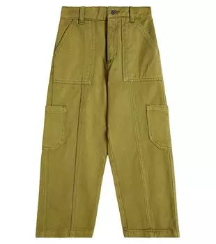 Брюки Хантингтон из хлопка The New Society, зеленый